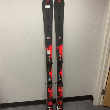 Used Head V-shape V6 Mens Dh Ski Binding Black And Red 163 Cm 11855-s000179121