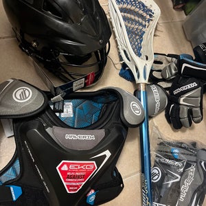 On hold lacrosse gear