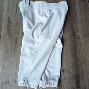Gray Men's Short large Adult Mizuno Game Pants (New)