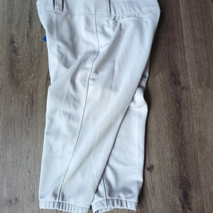 Gray Youth Short medium Mizuno Game Pants (New)
