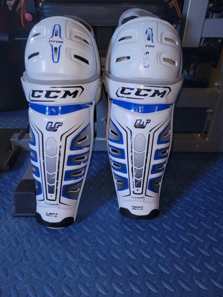 Senior CCM U+ 15" Shin Pads (Used)