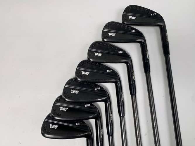 PXG 0311 T Xtreme Dark Iron Set 4-PW KBS Tour Custom Series Stiff Steel Mens RH