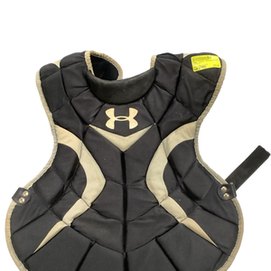 Used Under Armour Catchers Chest Protector Black And Grey Intermed 11613-S000153343