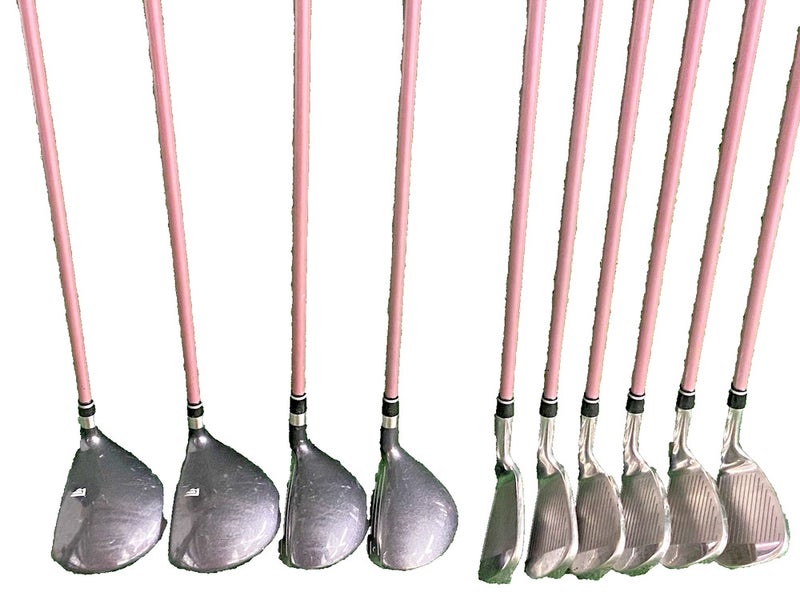 Founders Club Left-Handed Golf Set 3w,5w,4h,5h,6-PW,SW Ladies Graphite New Grips