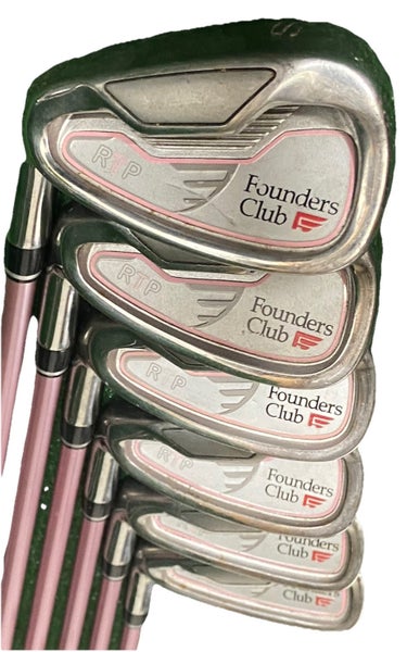 Founders Club Left-Handed Golf Set 3w,5w,4h,5h,6-PW,SW Ladies Graphite New Grips