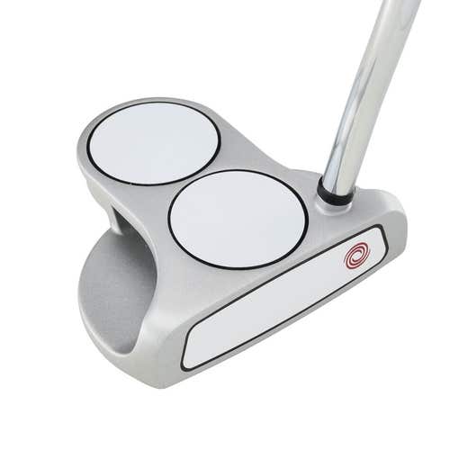 LEFT HANDED ODYSSEY 2023 WH OG 2-BALL DB PUTTER 34 IN ODYSSEY STEPLESS CHROME STEEL