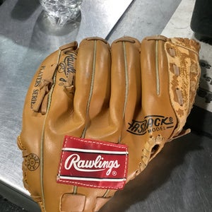 Used Rawlings Rbg108 Bb Sb Glove Rh Throw Brown 10" 10743-s000449520