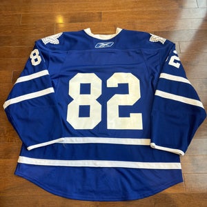 Preseason / Training Camp Worn Toronto Maple Leafs Reebok MIC Jersey 58 #82