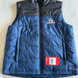 Blue The North Face Vest Islanders Hockey Club