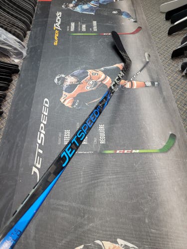 Used P90M | 85 Flex Senior CCM Jetspeed FT7 Pro Left Handed Hockey Stick Pro Stock Grip