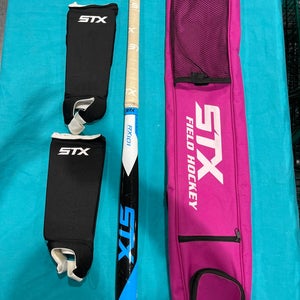 Blue STX RX 101 Field Hockey Stick and Bag (Used)