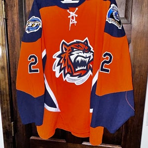 Custom Hockey Jersey BRIDGEPORT SOUND TIGERS AHL SIZE XXL
