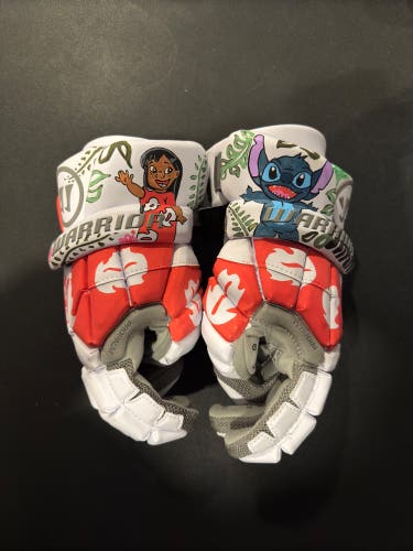 Custom- One Of One Lilo and Stitch Warrior Evo Gloves