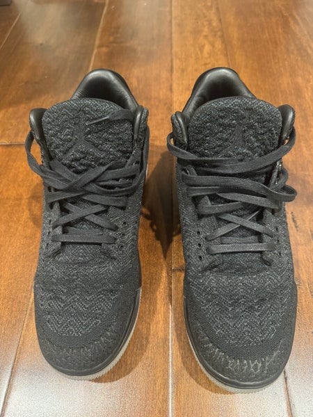 AIR JORDAN 3 RETRO Flyknit Black: Men’s 10.5