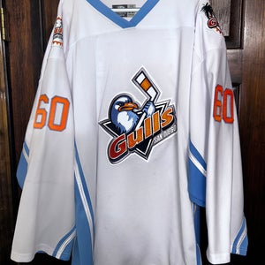 USED SAN DIEGO GULLS HOCKEY JERSEY SIZE 58 Goalie Cut