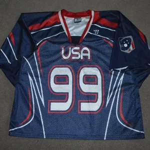 Paul Rabil Team USA Lacrosse Game Worn Used Warrior Jersey XL US