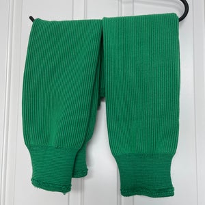 2 pairs knit green hockey socks SP PRO