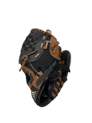 Used Adidas Eazy Close Ts9500br Bb Sb Glove Rh Throw Brown And Black 9 1 2" 11735-s000337373