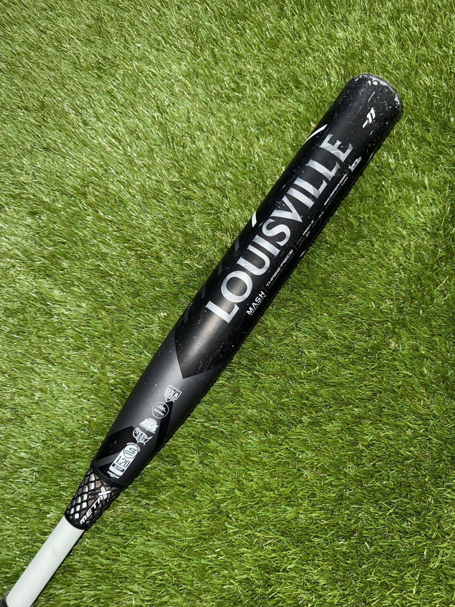 Batte De Softball Louisville Slugger Meta Fastpitch (-11) 32" / 21 Oz - Composite Carbone - 2022