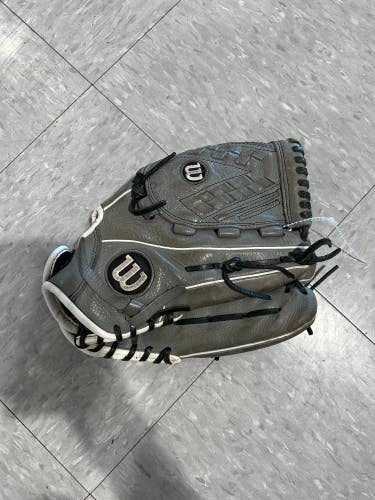 Gray Wilson A500 Right Hand Throw Baseball Glove 12.5" (Used)