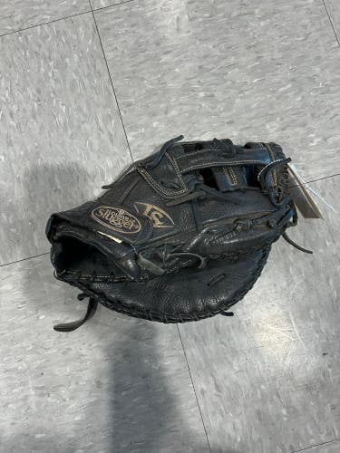 Black Louisville Slugger Xeno Right Hand Throw First Base Baseball Glove 13" (Used)