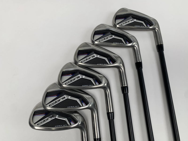 Cobra AeroJet Iron Set 6-PW+GW KBS PGI 75 75g Regular Graphite Mens RH