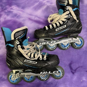 Junior Bauer RSX Inline Skates Regular Width Size 4 (Used)