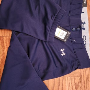 Blue Medium Women's Under Armour Softball Pants (New)
