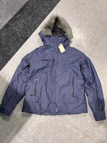 Blue Women's Large Columbia Jacket (Used)