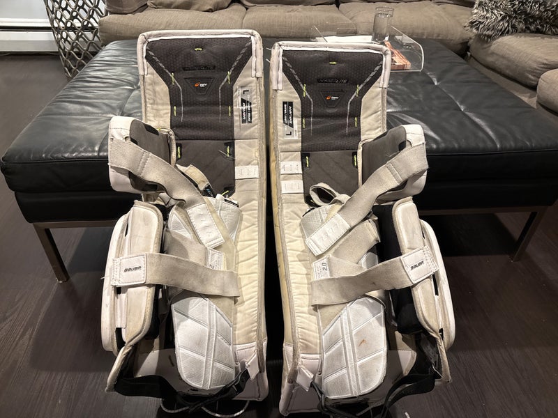 35+ Bauer Hyperlite Senior Goalie Leg Pads (Used)