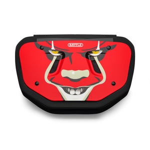 Youth Battle (New) - Battle Sports "Clown23" Chrome Football Back Plate - 25ACPEN002