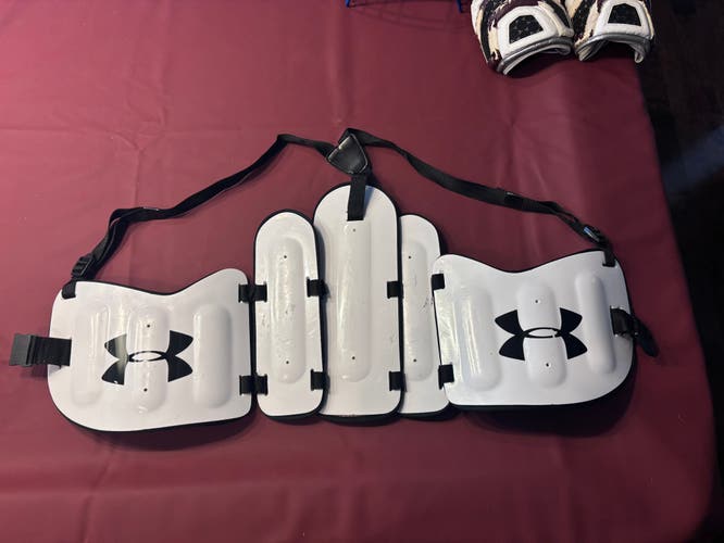 Large Adult Under Armour Box Lacrosse Rib PadsUsed)