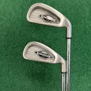 Callaway Big Bertha X-12 Pro Series Single 1 & 2 Iron MRH Stiff Flex Rifle Steel