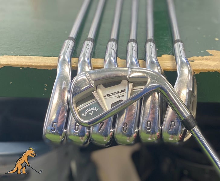Used RH Callaway Apex Pro CF 18 Iron Set 4-P True Temper XP 105g Stiff Flex Stee