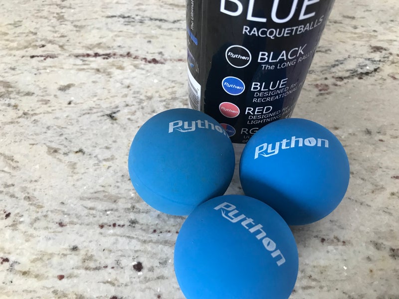 Racquetball Gloves (3 Glove Package) and 3 New Python Balls