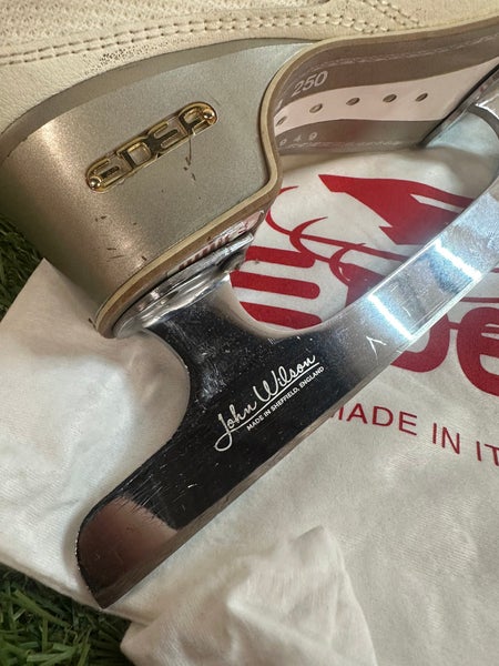 White 250 EDEA Ice Fly Figure Skates w/ John Wilson Gold Seal blades (Used)
