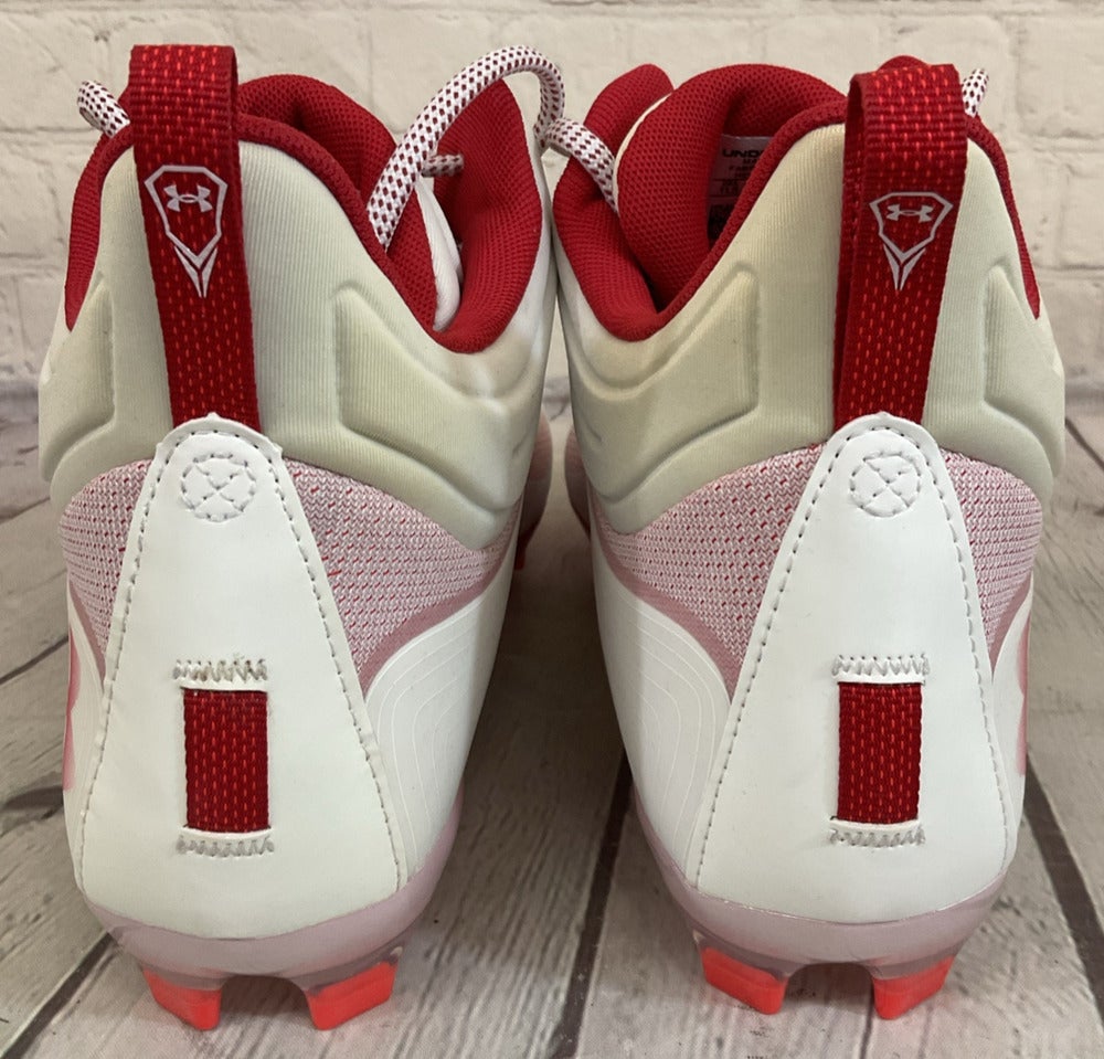 Under Armour 3025639-101 Command MC Mid Lacrosse Cleats 