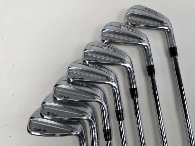 Titleist T100S 2021 Iron Set 4-PW True Temper AMT Black S300 Stiff Steel Mens RH