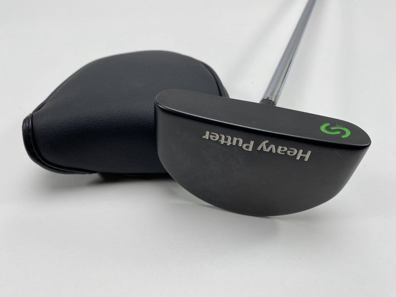 Heavy Putter H1-79 Long Black Center Shaft Putter 48.5" Split Grip Mens RH HC