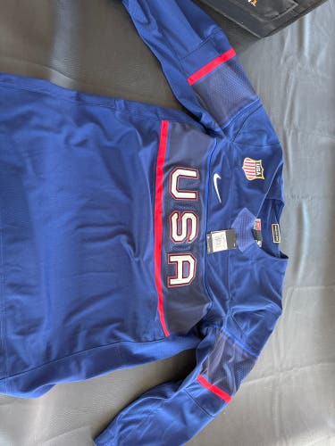 Blue Men's XL Nike (New) USA JERSEY