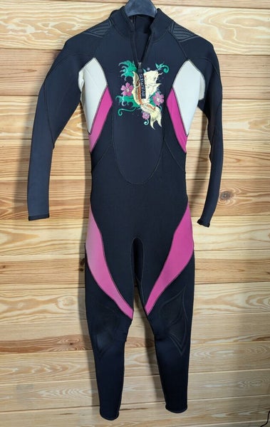 Sub Gear Women's 3mm Full Wetsuit Scuba, Dive, Surf Wet Suit Size Small, 38, 6