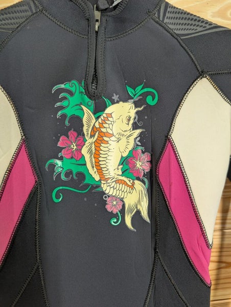 Sub Gear Women's 3mm Full Wetsuit Scuba, Dive, Surf Wet Suit Size Small, 38, 6