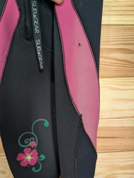 Sub Gear Women's 3mm Full Wetsuit Scuba, Dive, Surf Wet Suit Size Small, 38, 6