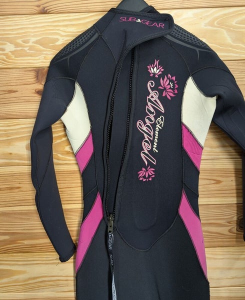 Sub Gear Women's 3mm Full Wetsuit Scuba, Dive, Surf Wet Suit Size Small, 38, 6