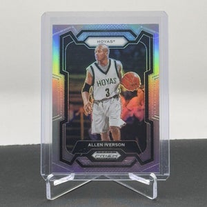Allen Iverson Georgetown Hoyas 2024 Panini Prizm Draft Picks Silver Base #33
