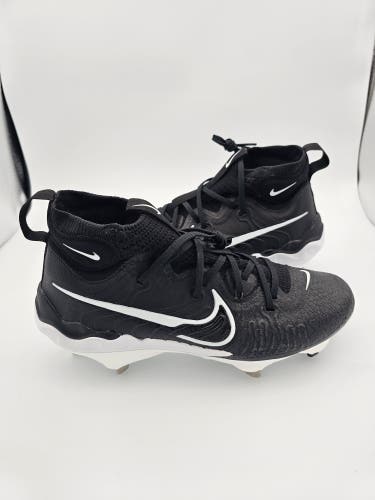 Nike Alpha Huarache NXT 'Black White' Baseball Cleats Mens Size 11