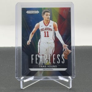 Trae Young Oklahoma Sooners Hawks 2024 Prizm Draft Basketball Fearless Insert