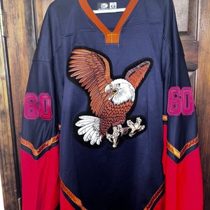CUSTOM  AMERICAN EAGLE HOCKEY JERSEY SIZE 58 Goalie Cut