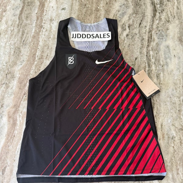 Nike Dri Fit ADV Aeroswift Bowerman Track Racing Singlet DR5808-010 Men’s Sz L