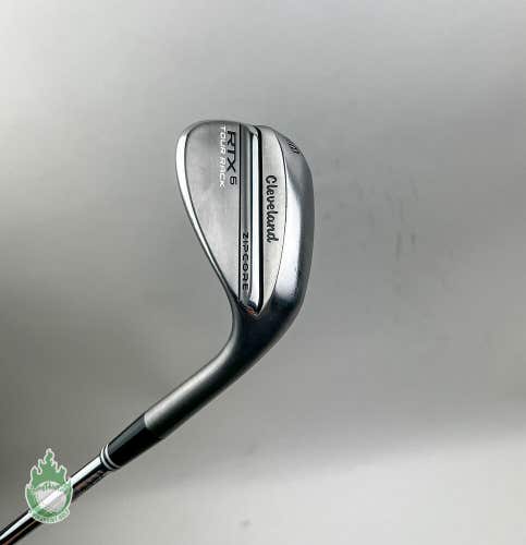 Used RH Cleveland RTX-6 ZipCore Tour Rack Raw Mid Wedge 58*-10 Wedge Flex Golf